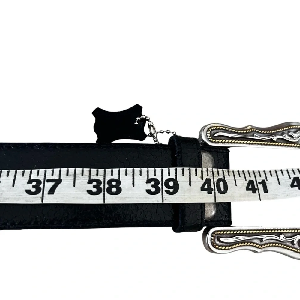 NWOT Black Leather Rodeo Belt Men’s 34 Medium